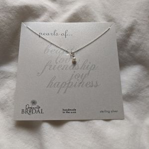 Dogeared pearl necklace